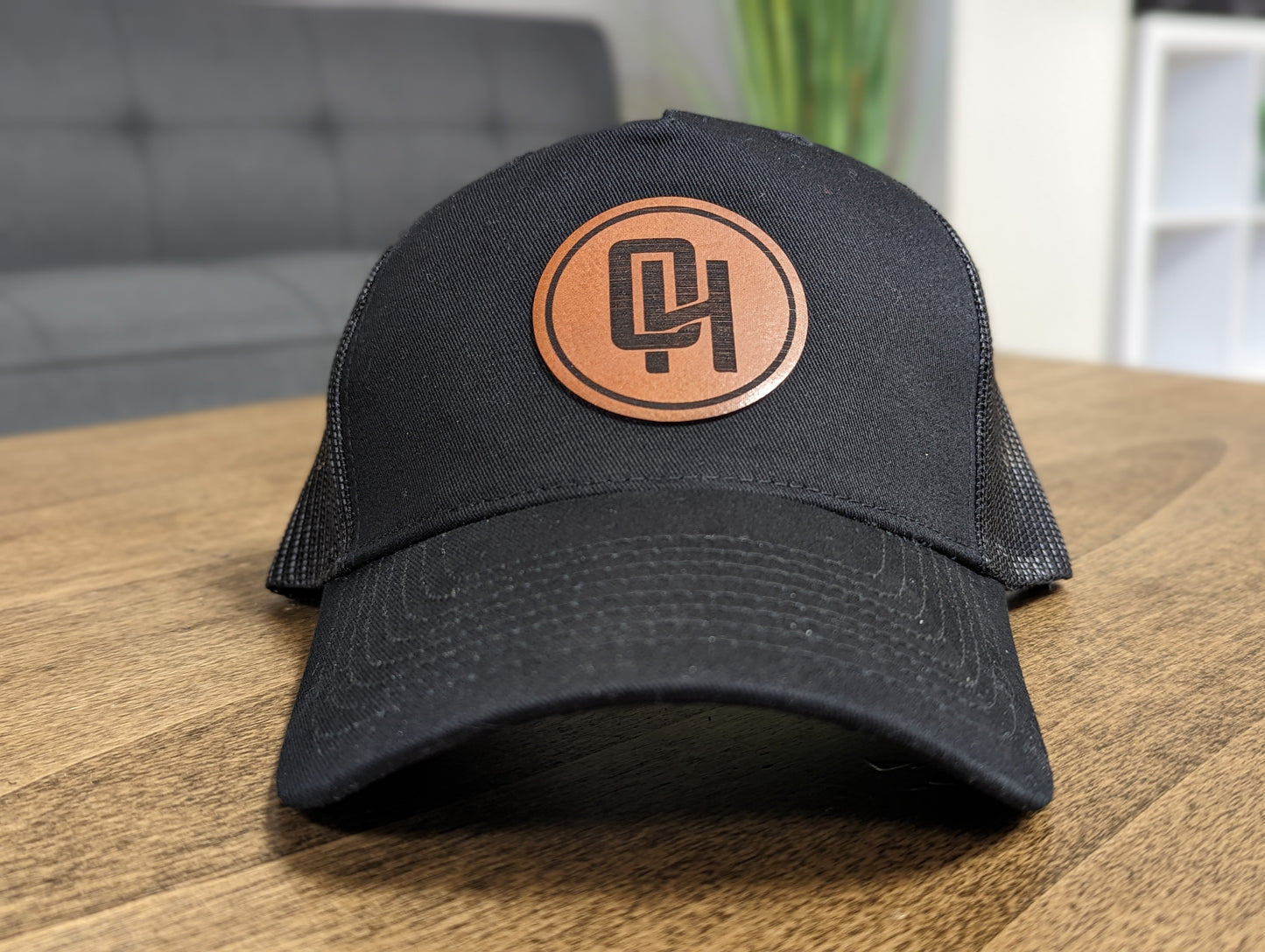OH Leather Seal Trucker Baseball Cap